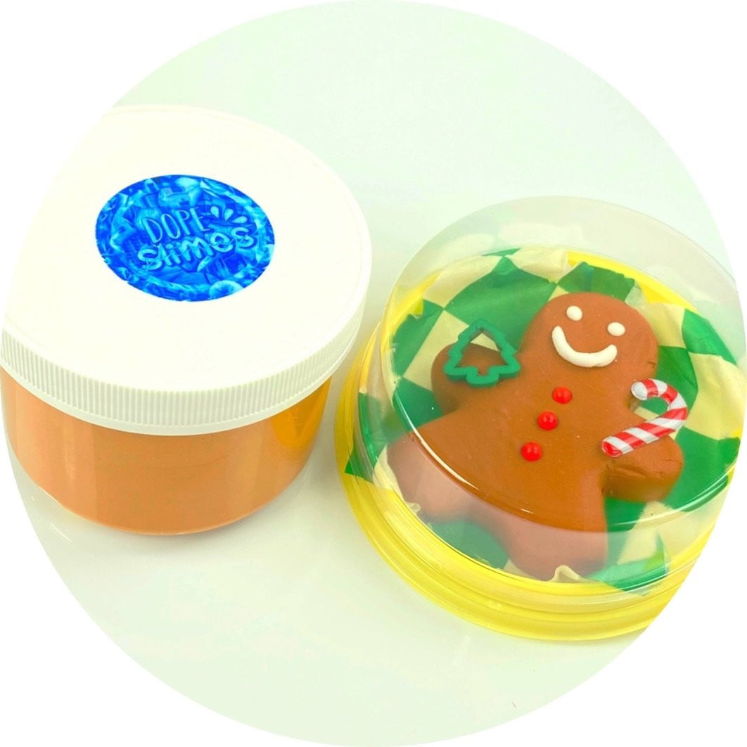 Gingerbread Man DIY Slime - Shop Slime - Dope Slimes
