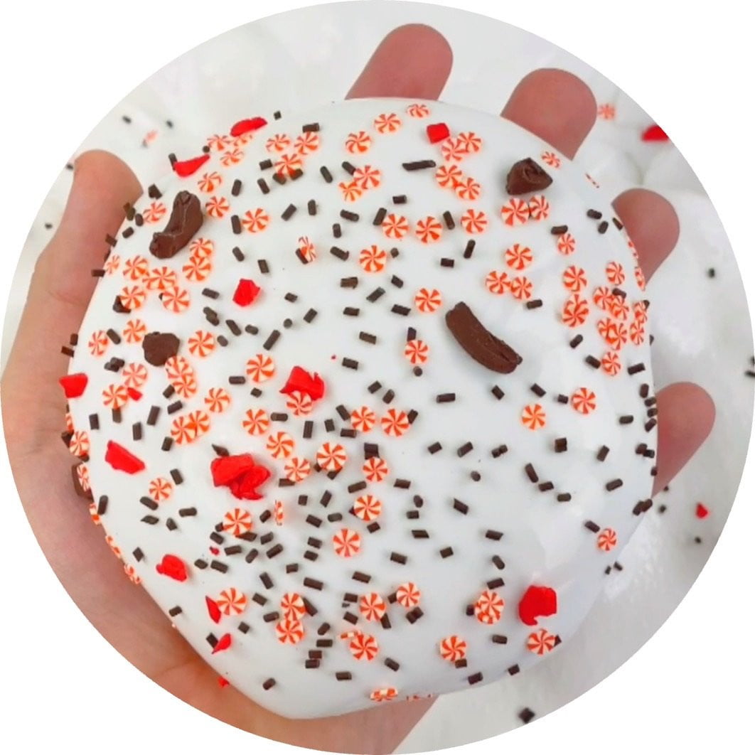 Peppermint Bark Cake Pops Slime - Shop Slime - Dope Slimes