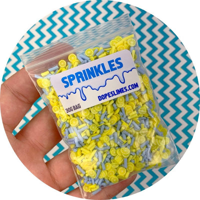 Blue Hawaiian Sprinkle Mix - Fimo Slices - Dope Slimes LLC - Dope Slimes LLC