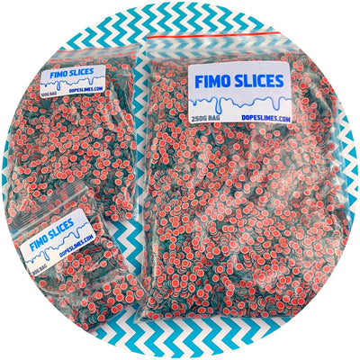 Watermelon Fimo Slices V2 - Fimo Slices - Dope Slimes LLC - Dope Slimes LLC