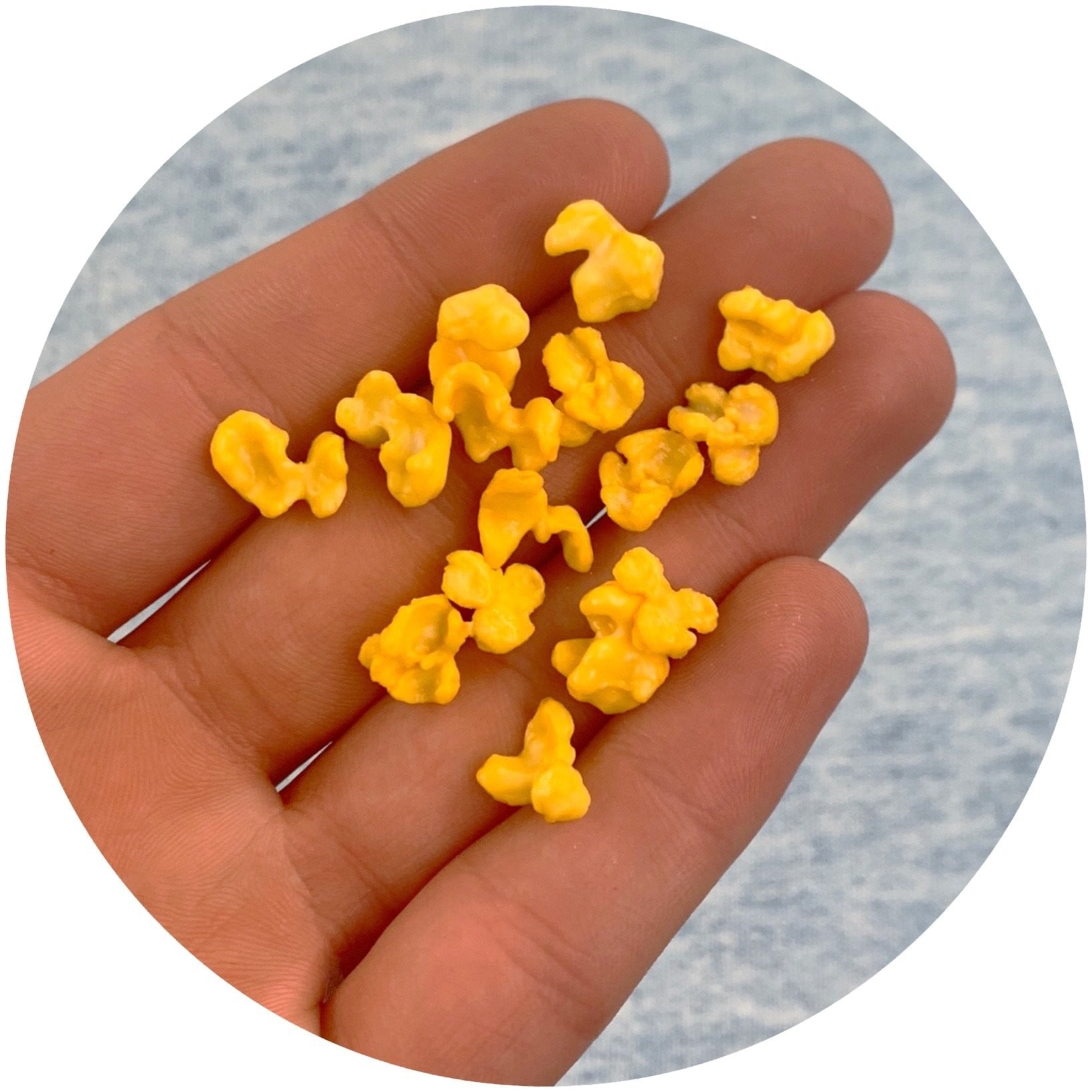 Buttered Mini Popcorns - Fimo Slices - Dope Slimes LLC - Dope Slimes LLC