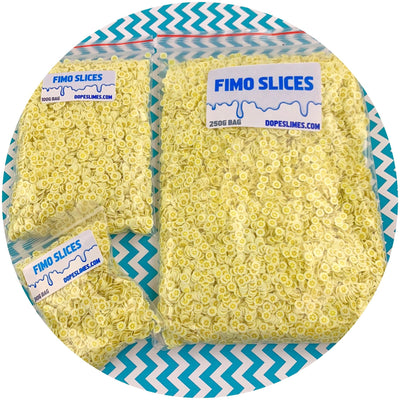 Banana Fimo Slices - Fimo Slices - Dope Slimes LLC - Dope Slimes LLC