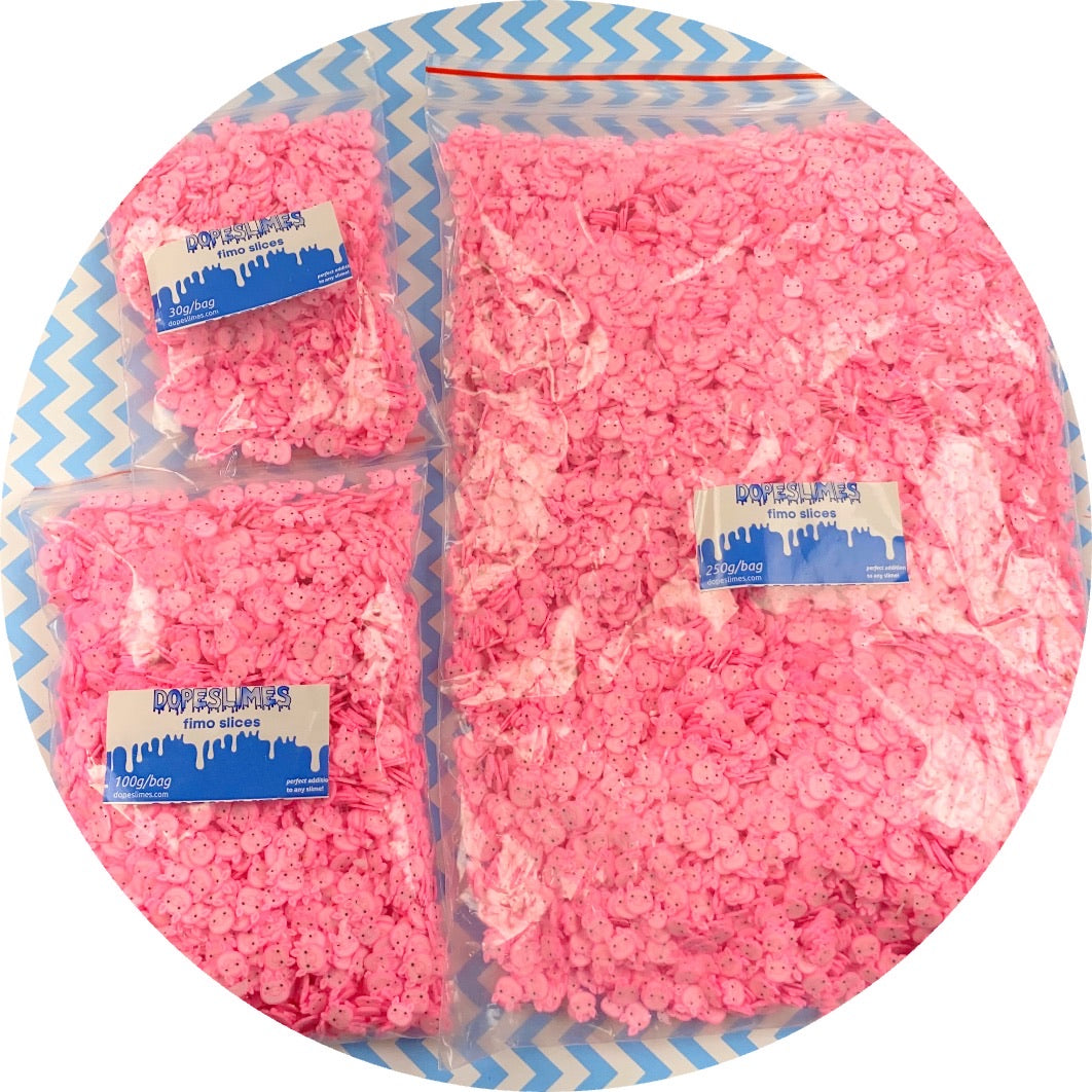 Pig Fimo Slices