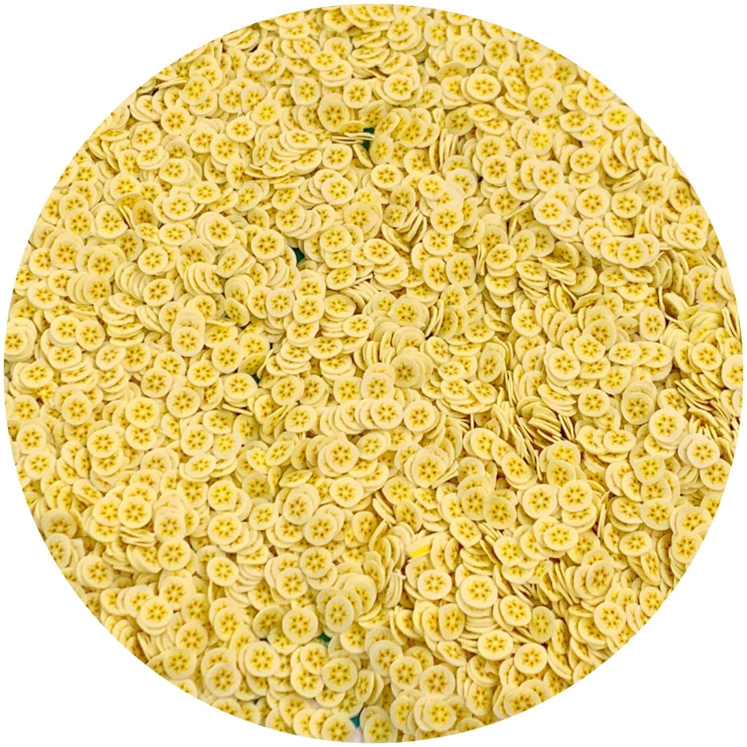 Banana Fimo Slices - Fimo Slices - Dope Slimes LLC - Dope Slimes LLC