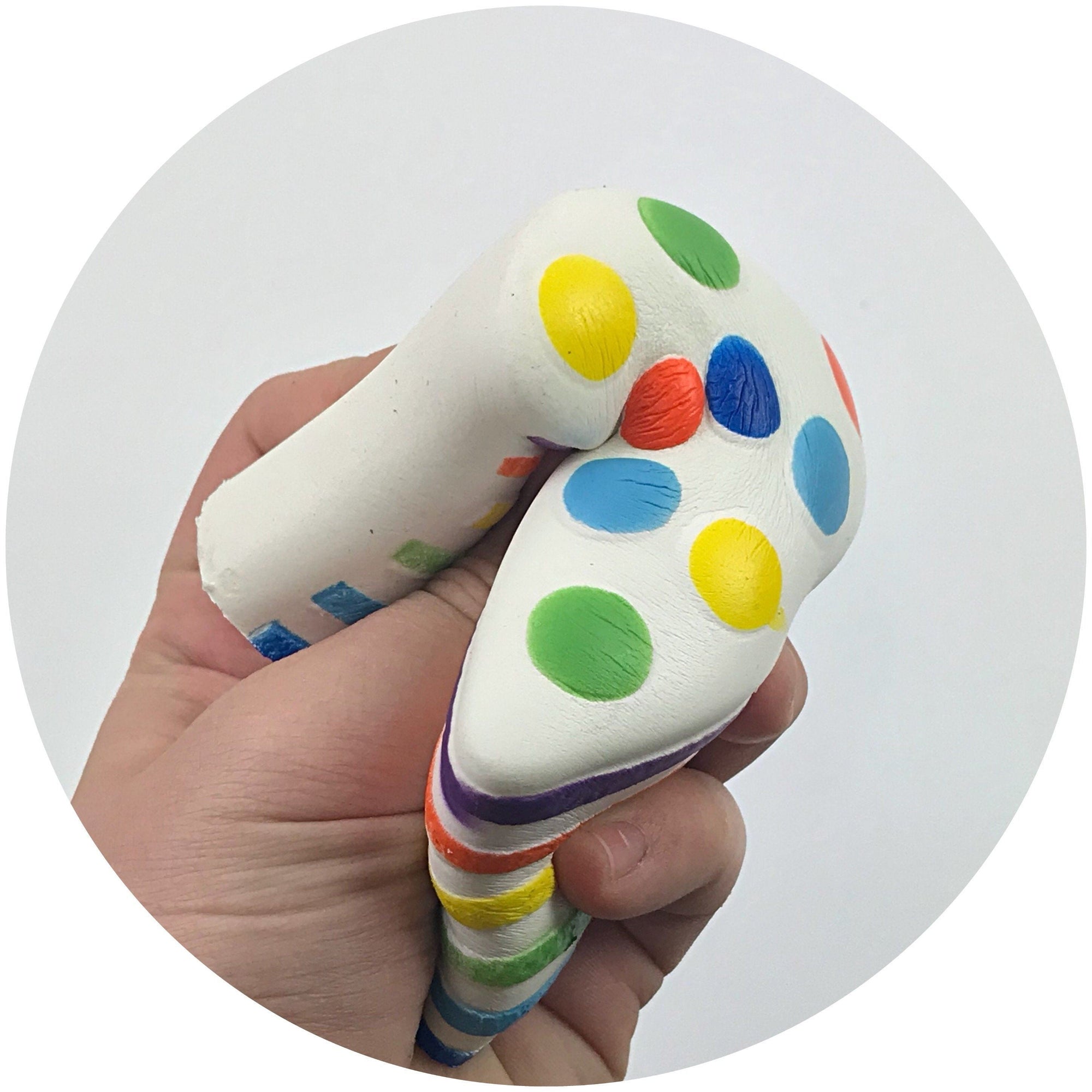 Rainbow Cake Slice Squishy Jumbo