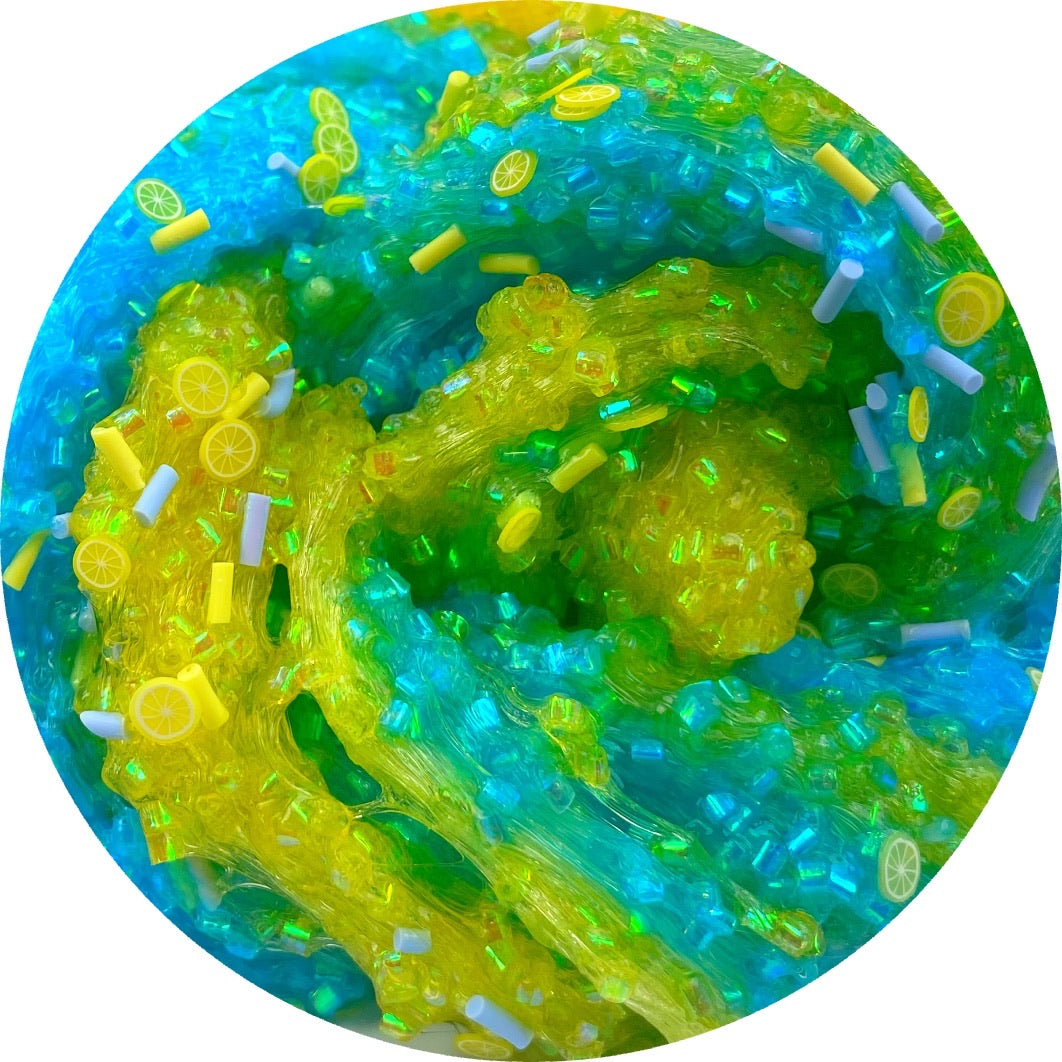 Blue Hawaiian Bingsu Slime - Shop Slime - Dope Slimes