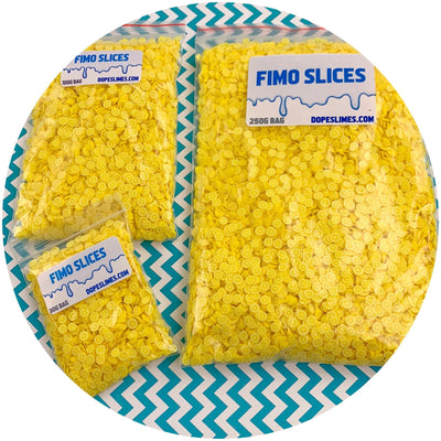 Lemon Fimo Slices - Fimo Slices - Dope Slimes LLC - Dope Slimes LLC
