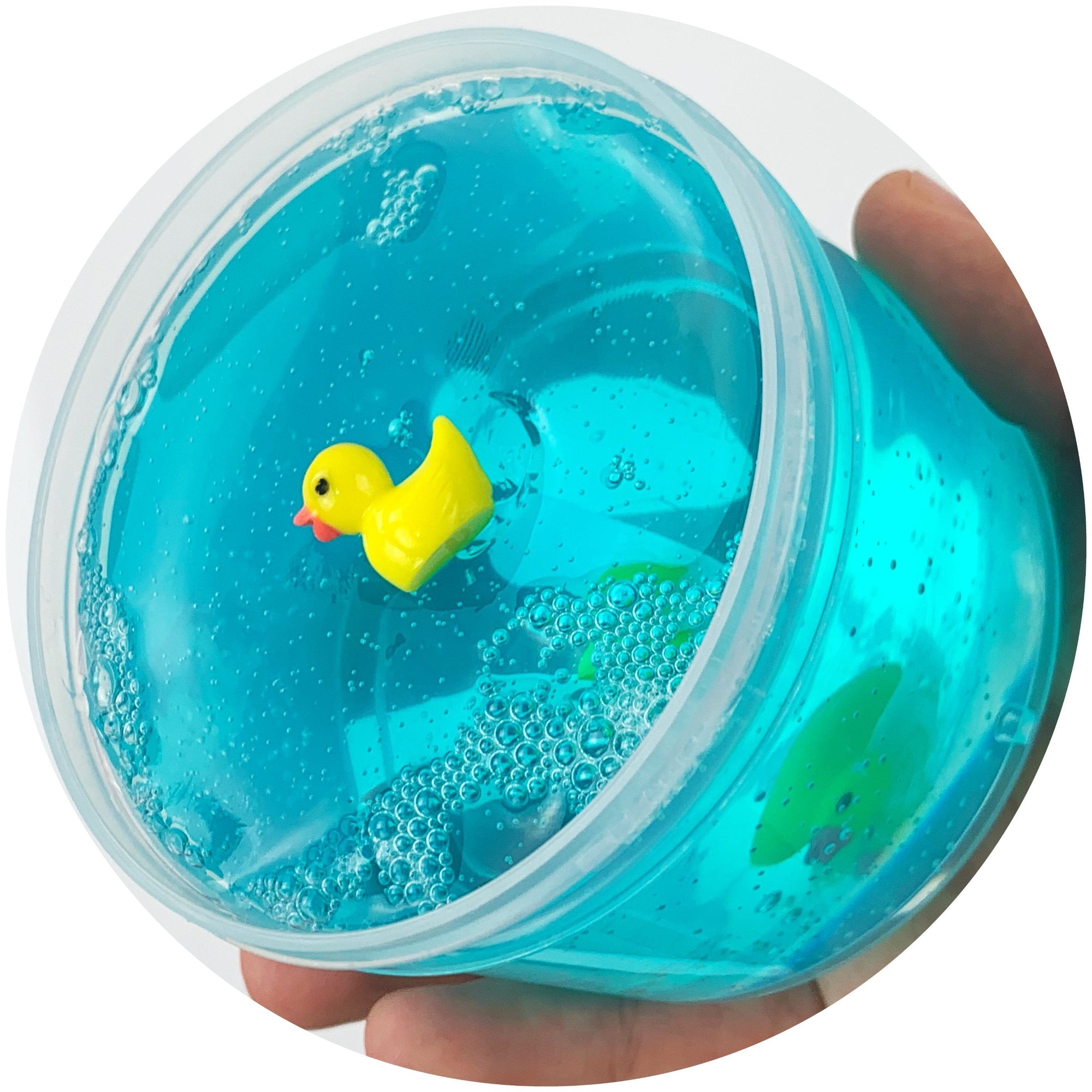 Bath Time Clear Slime w/ Charm - Buy Slime - Dope Slimes Shop