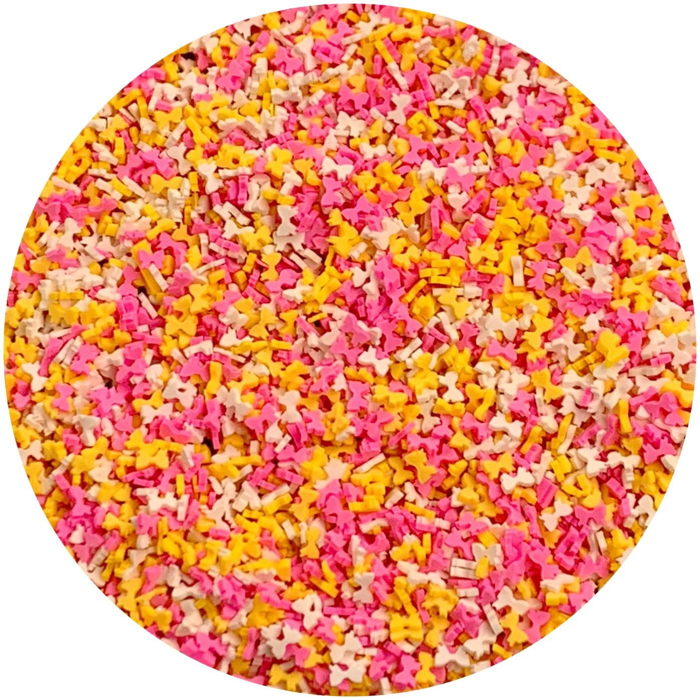 Bow Sprinkles - Fimo Slices - Dope Slimes LLC - Dope Slimes LLC