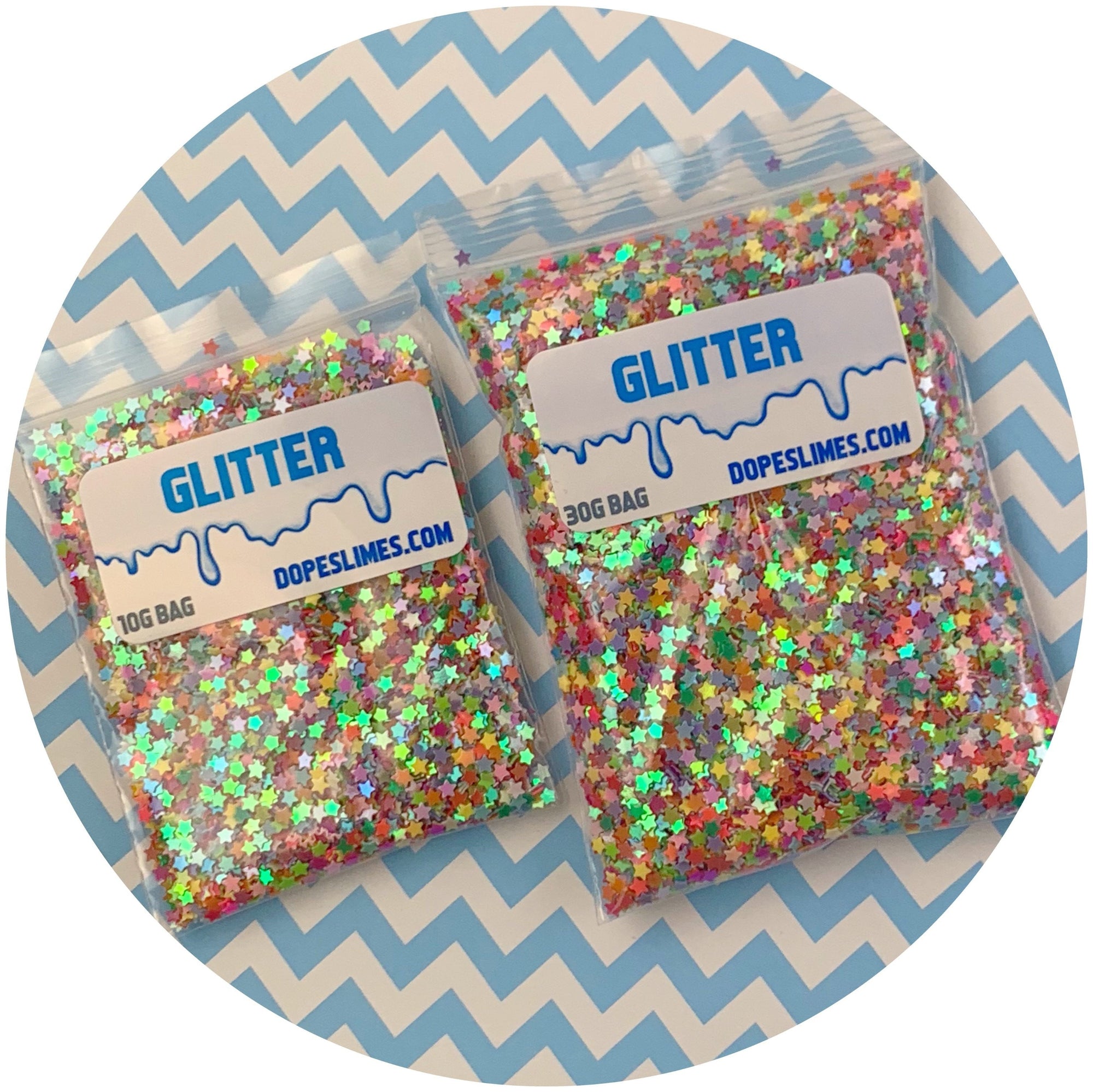 Multi Colored Solid Stars - Fimo Slices - Dope Slimes LLC - Dope Slimes LLC