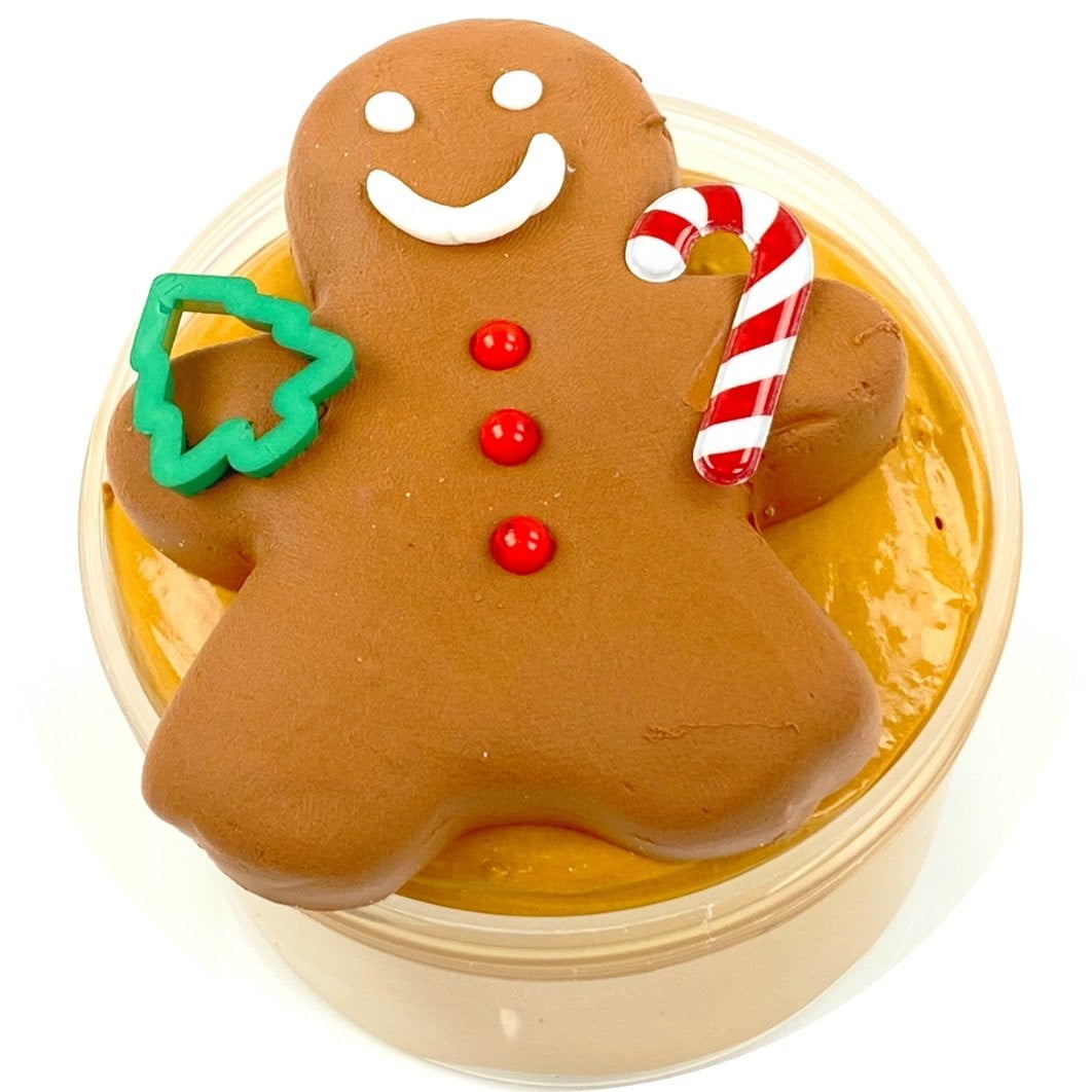 Gingerbread Man DIY Slime - Shop Slime - Dope Slimes