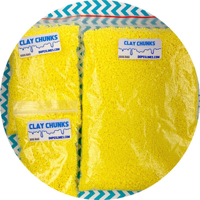 Yellow Chunk Sprinkles - Fimo Slices - Dope Slimes LLC - Dope Slimes LLC