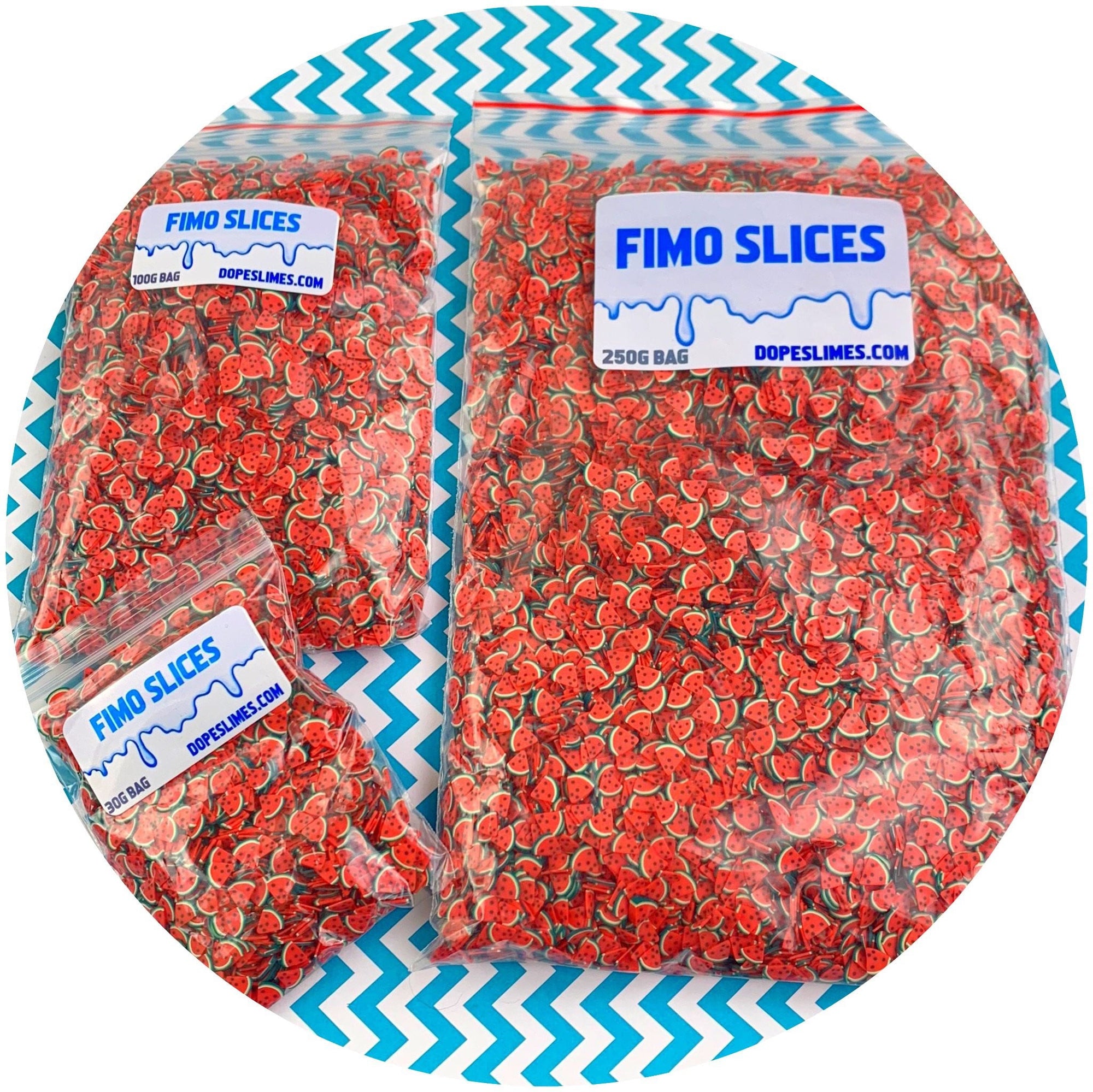 Apple Fimo Slices