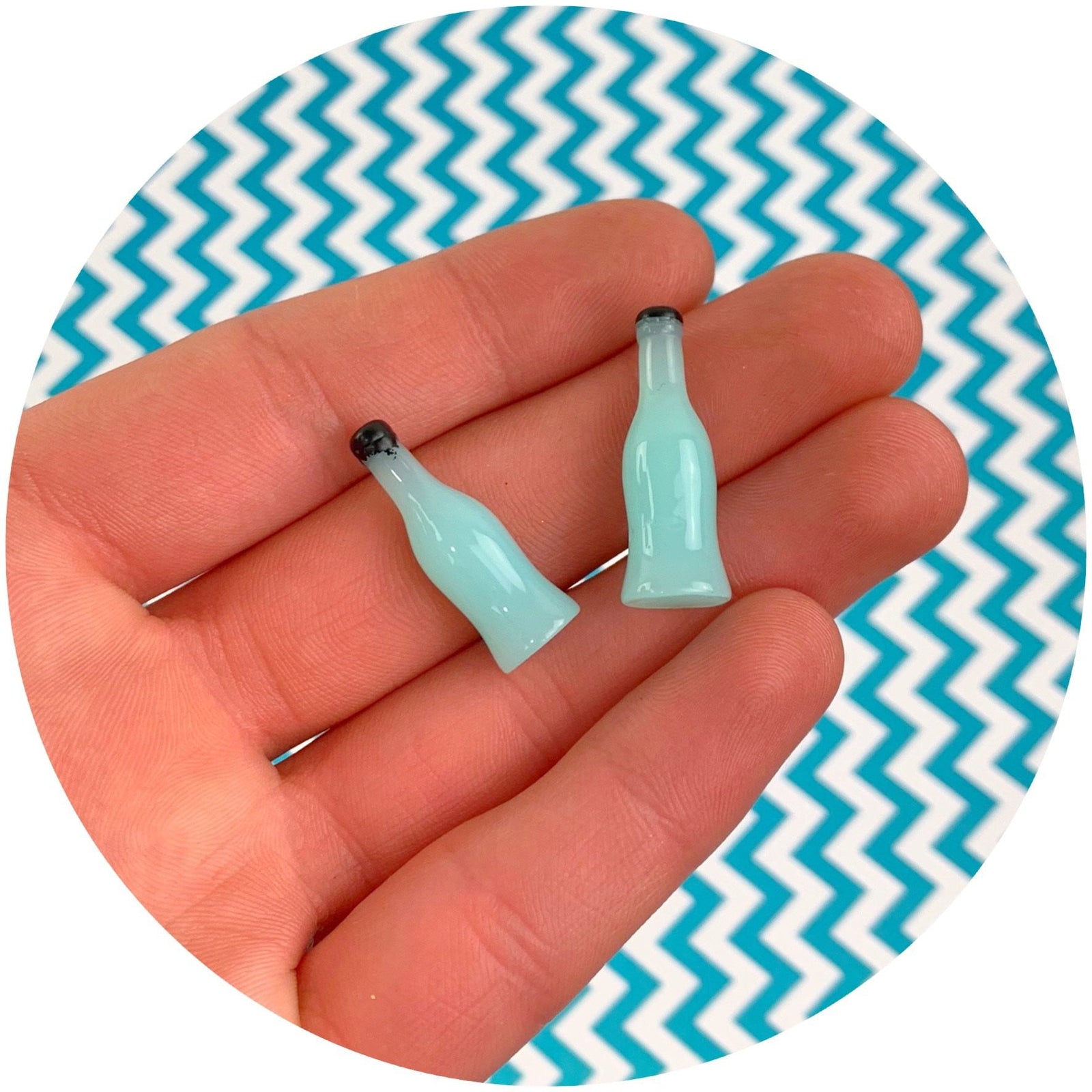 Soda Bottle Charm - Fimo Slices - Dope Slimes LLC - Dope Slimes LLC