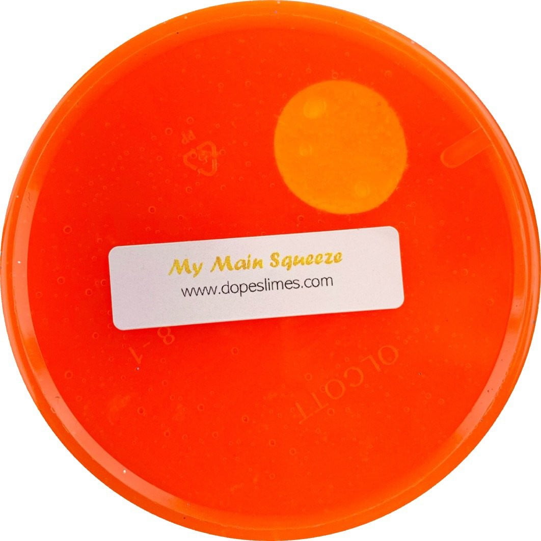 My Main Squeeze Orange Juice Slime Scented - Shop Slime - Dope Slimes