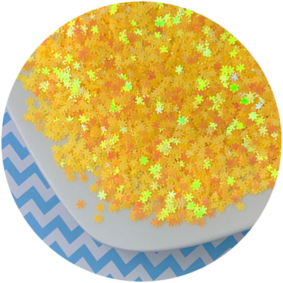Holographic Snow Flakes - Fimo Slices - Dope Slimes LLC - Dope Slimes LLC