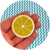 Jumbo Lemon Charm - Fimo Slices - Dope Slimes LLC - Dope Slimes LLC