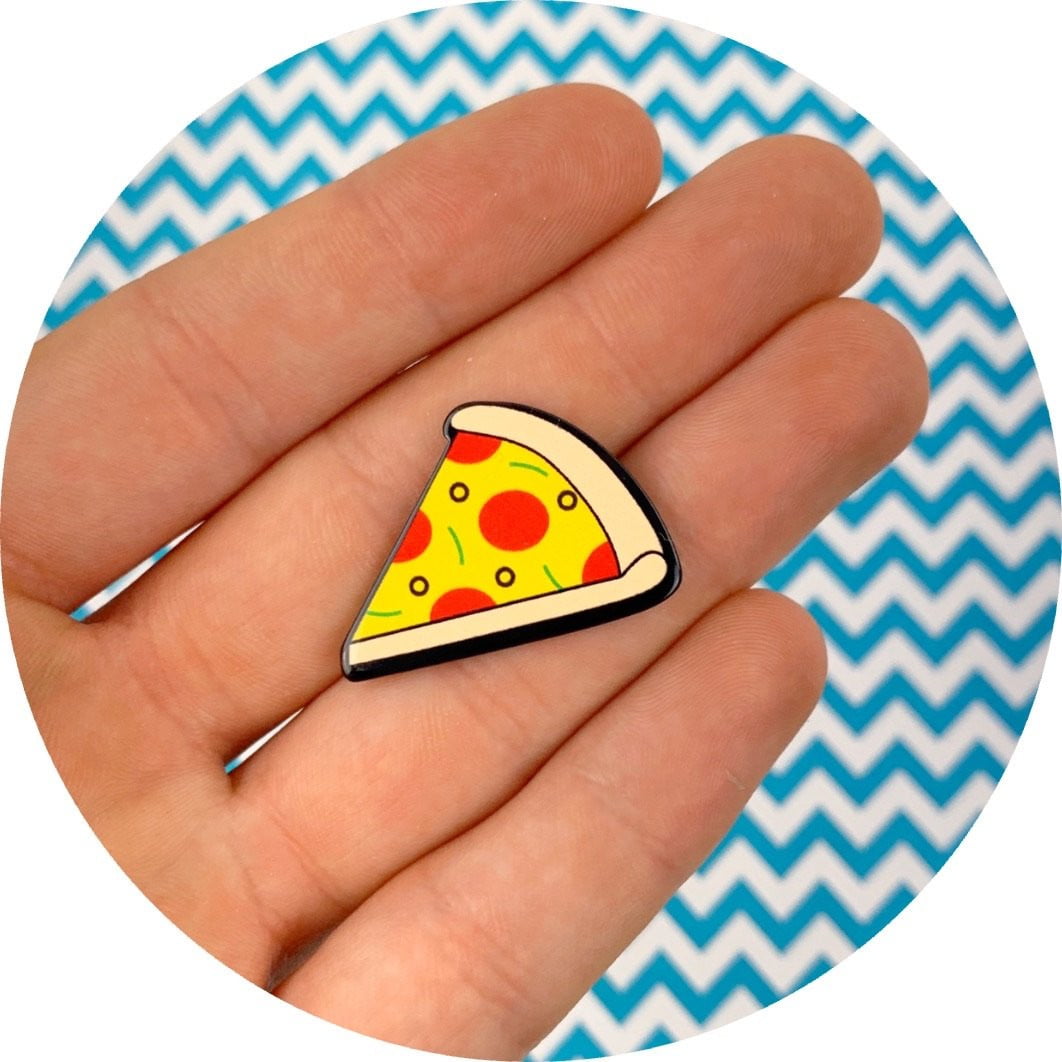 Pizza Charm - Fimo Slices - Dope Slimes LLC - Dope Slimes LLC
