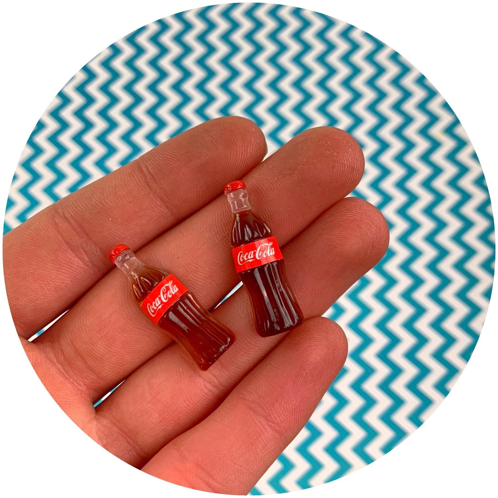 Coca-Cola Bottle Charm - Fimo Slices - Dope Slimes LLC - Dope Slimes LLC