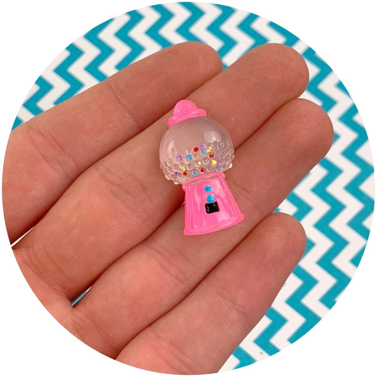 Bubblegum Machine Charm - Fimo Slices - Dope Slimes LLC - Dope Slimes LLC