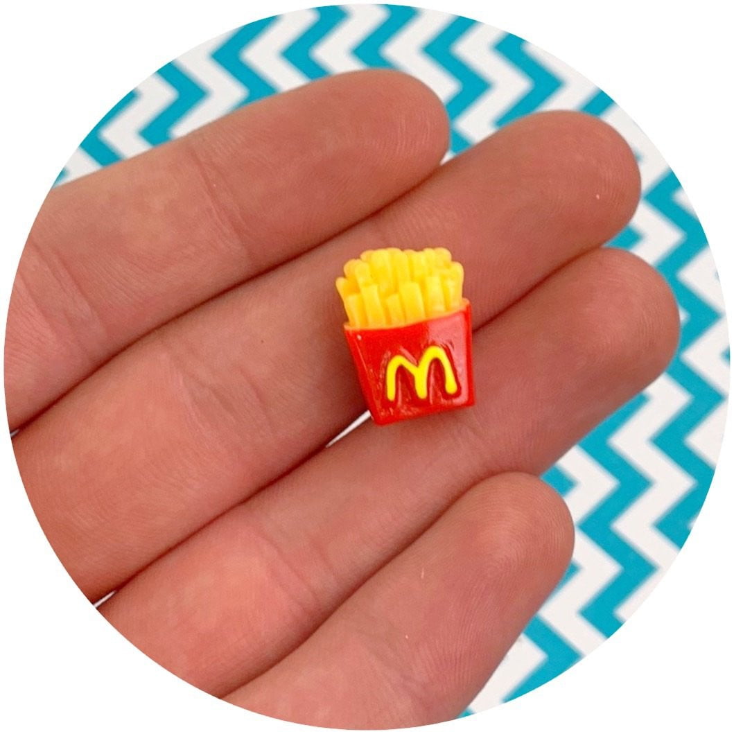 French Fry Charm - Fimo Slices - Dope Slimes LLC - Dope Slimes LLC