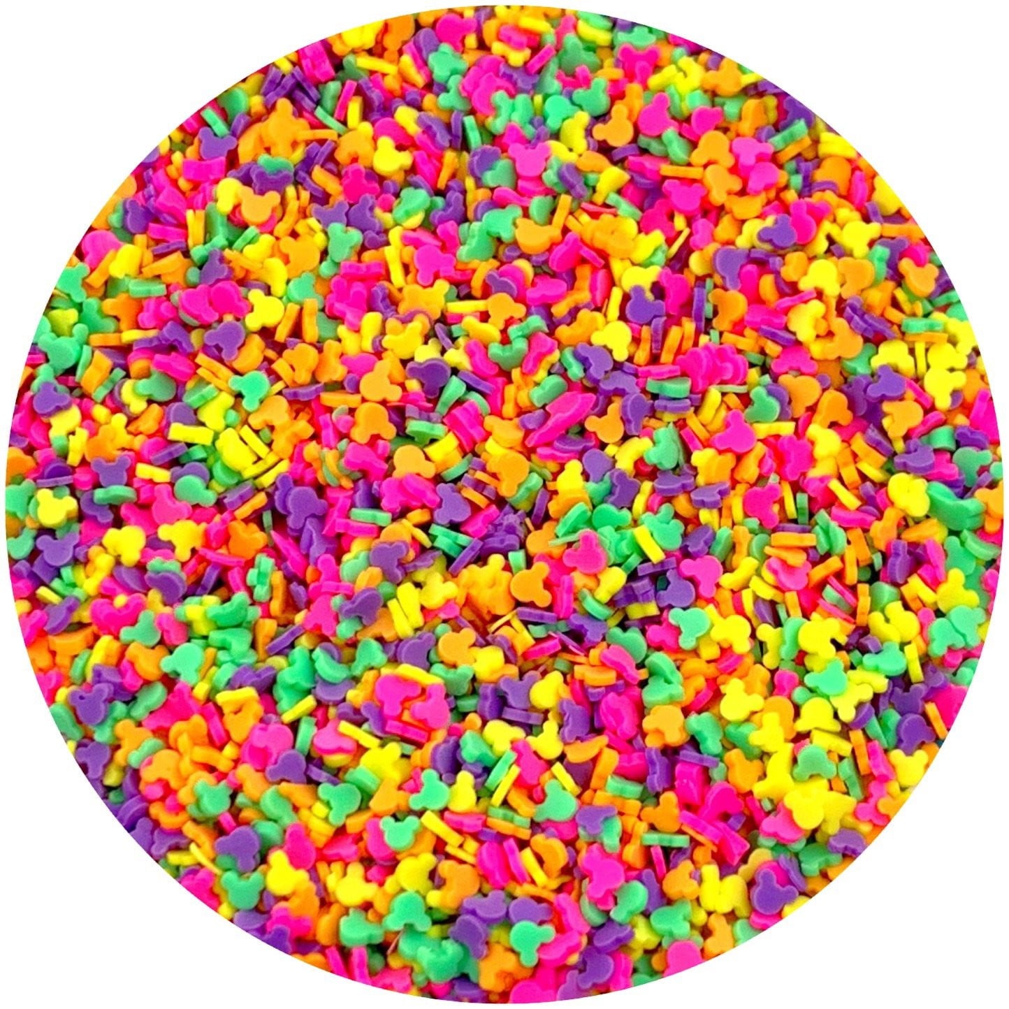 Mickey Mouse Sprinkles - Fimo Slices - Dope Slimes LLC - Dope Slimes LLC