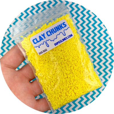 Yellow Chunk Sprinkles - Fimo Slices - Dope Slimes LLC - Dope Slimes LLC