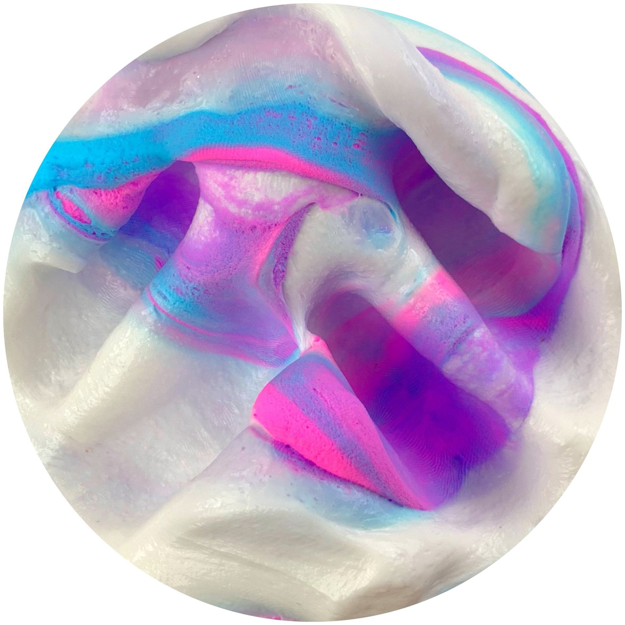 Cotton Candy Ice Cream Sandwich - Butter Slime - www.dopeslimes.com - Dope Slimes LLC