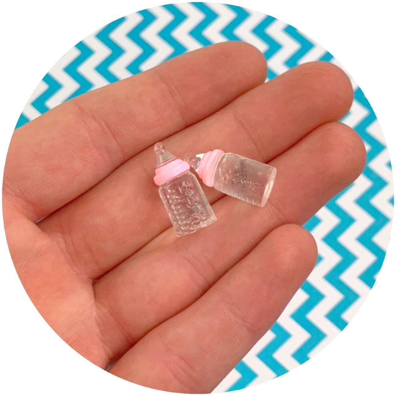 Baby Bottle Charm - Fimo Slices - Dope Slimes LLC - Dope Slimes LLC