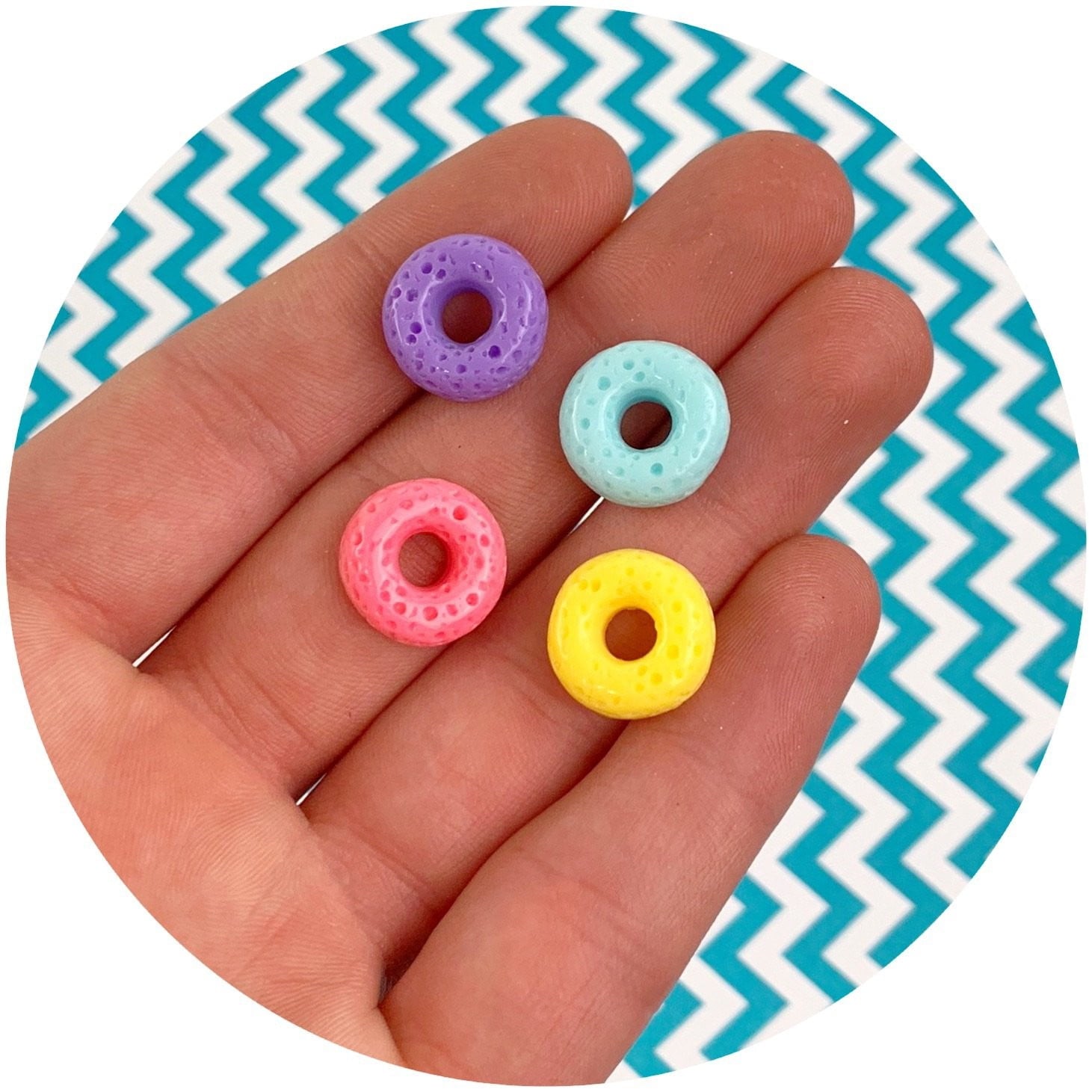 Fruit Loops Charms - Fimo Slices - Dope Slimes LLC - Dope Slimes LLC