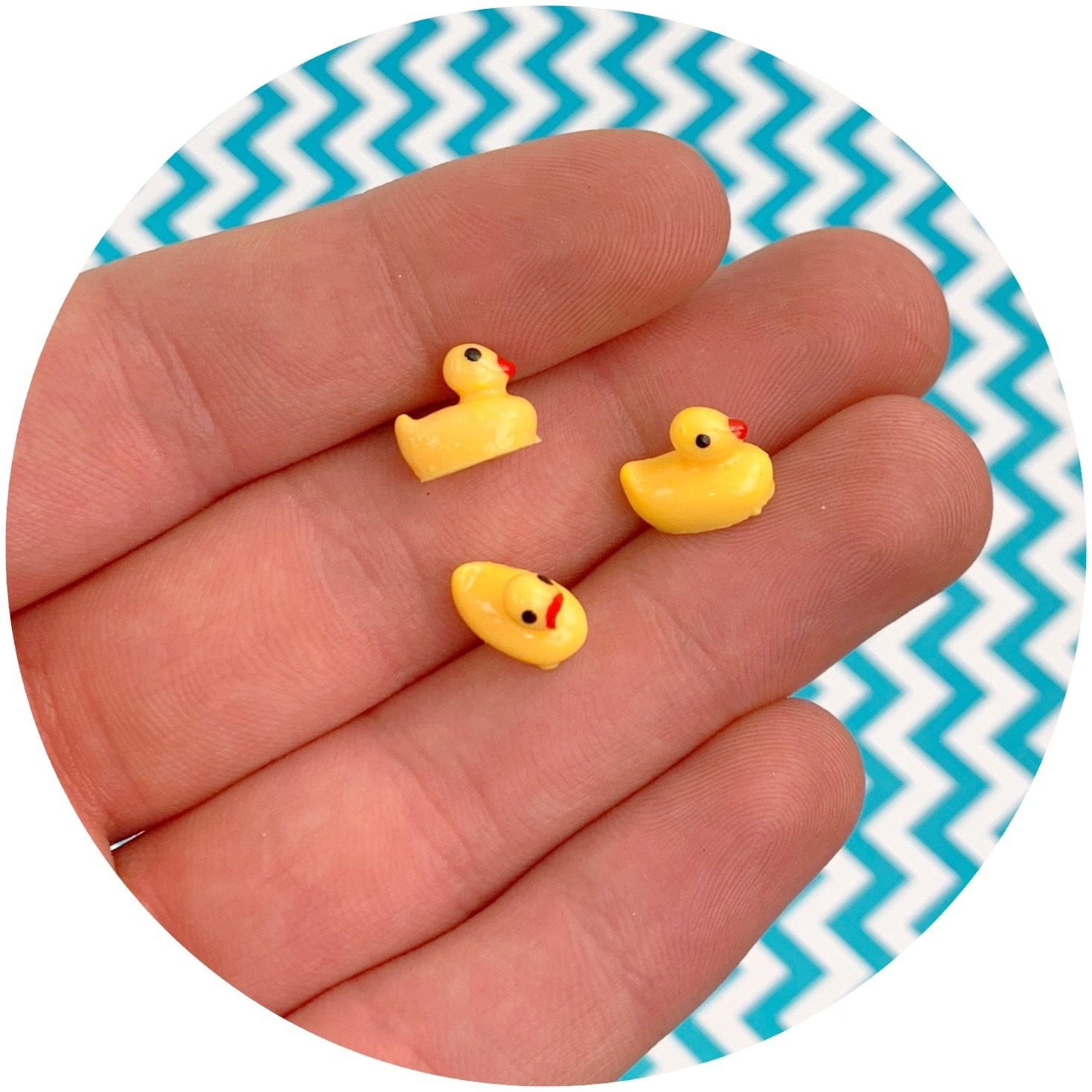 Baby Duck Charm - Fimo Slices - Dope Slimes LLC - Dope Slimes LLC