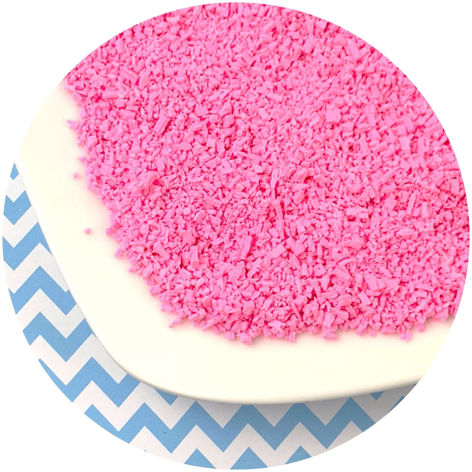 Pink Chunk Sprinkles - Fimo Slices - Dope Slimes LLC - Dope Slimes LLC
