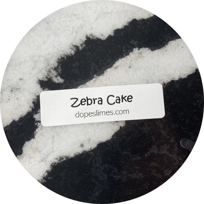 Zebra Cake Cloud Slime Scented - Shop Slime - Dope Slimes