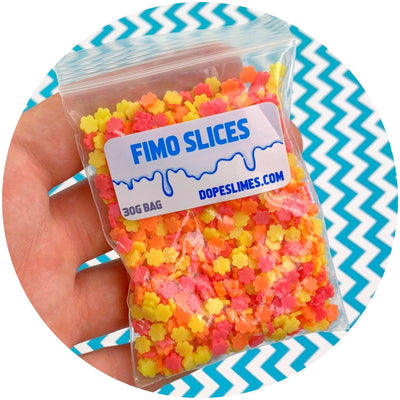 Flower Sprinkles - Fimo Slices - Dope Slimes LLC - Dope Slimes LLC