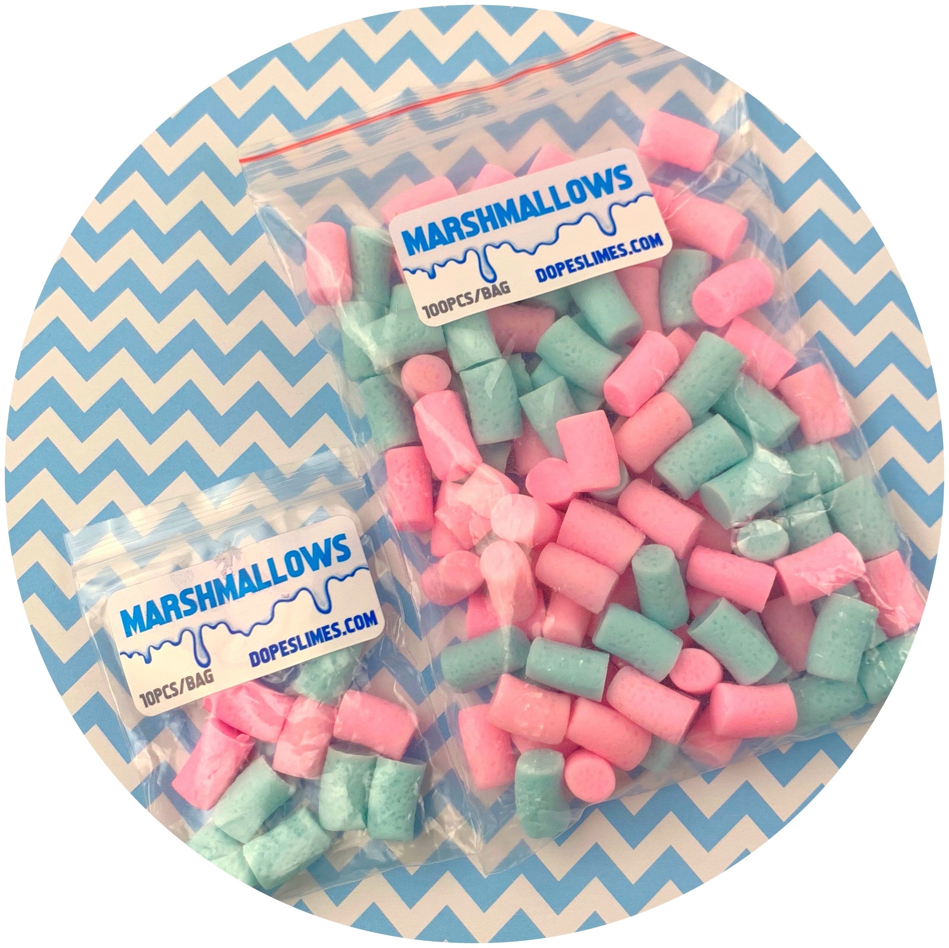 Cotton Candy Mini Marshmallows - Fimo Slices - Dope Slimes LLC - Dope Slimes LLC