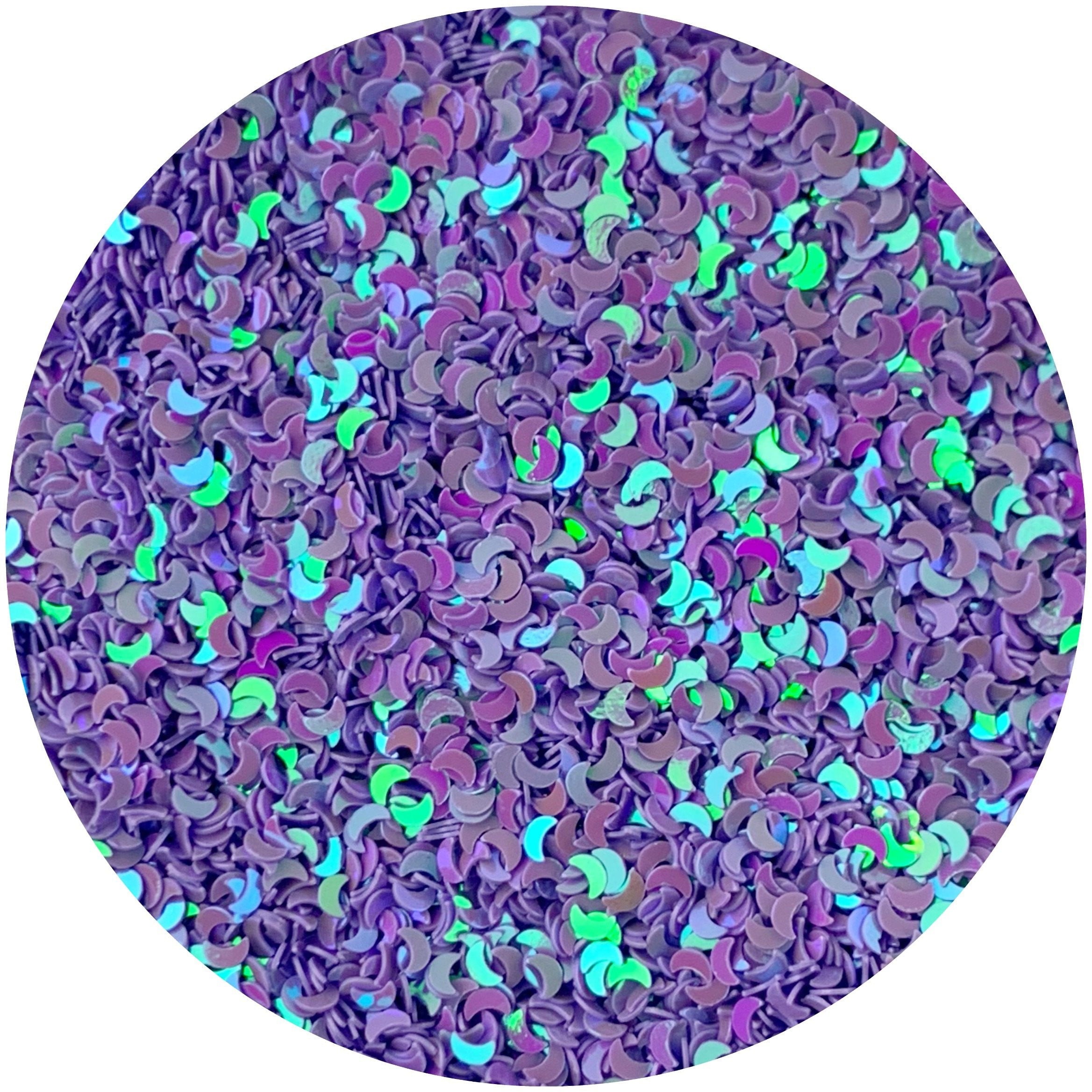 Holographic Moons - Fimo Slices - Dope Slimes LLC - Dope Slimes LLC