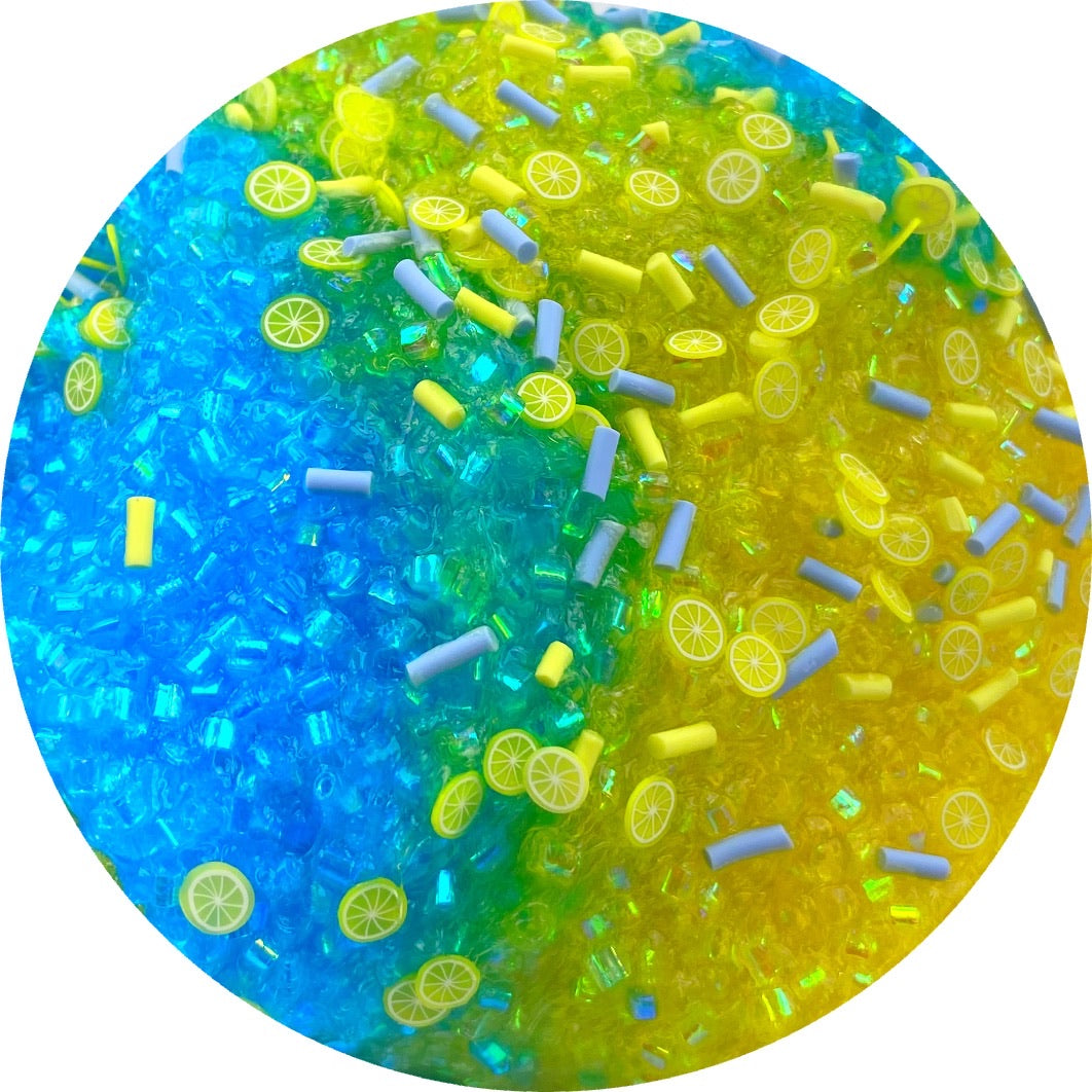 Blue Hawaiian Bingsu Slime - Shop Slime - Dope Slimes