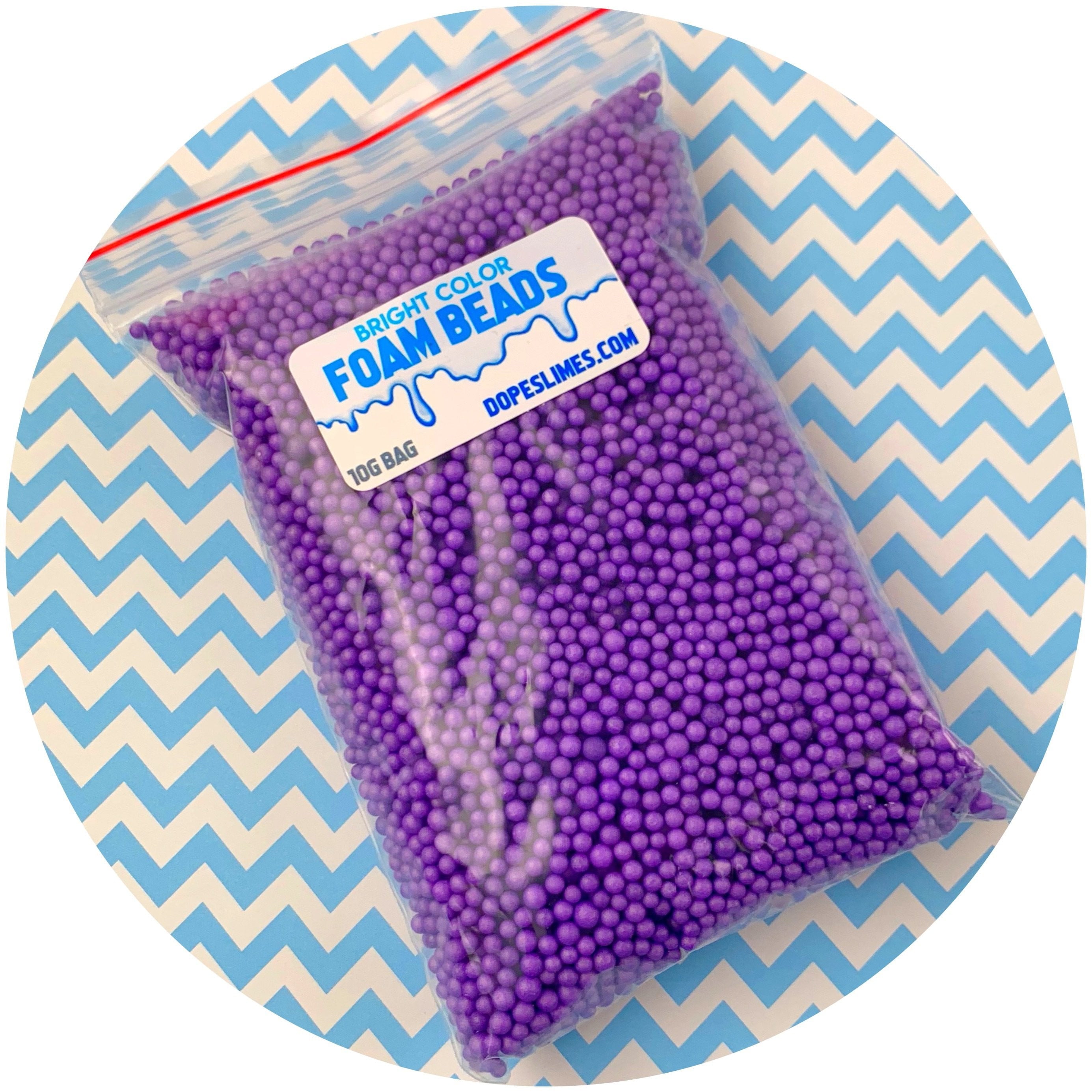 Small Bright Foam Beads - Buy Slime Supplies - Dope Slimes 
