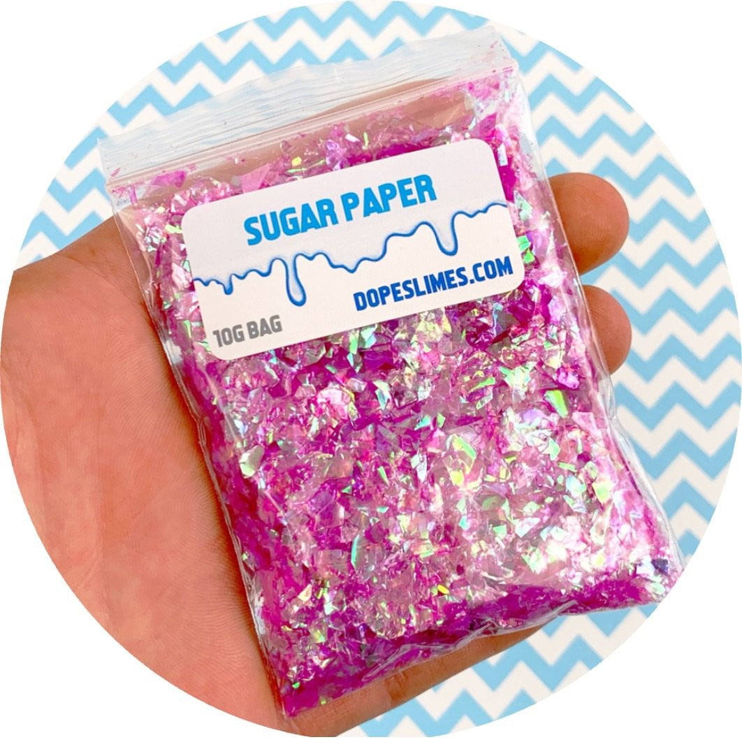 Sugar Paper Confetti Glitter - Shop Slime Supplies - Dope Slimes