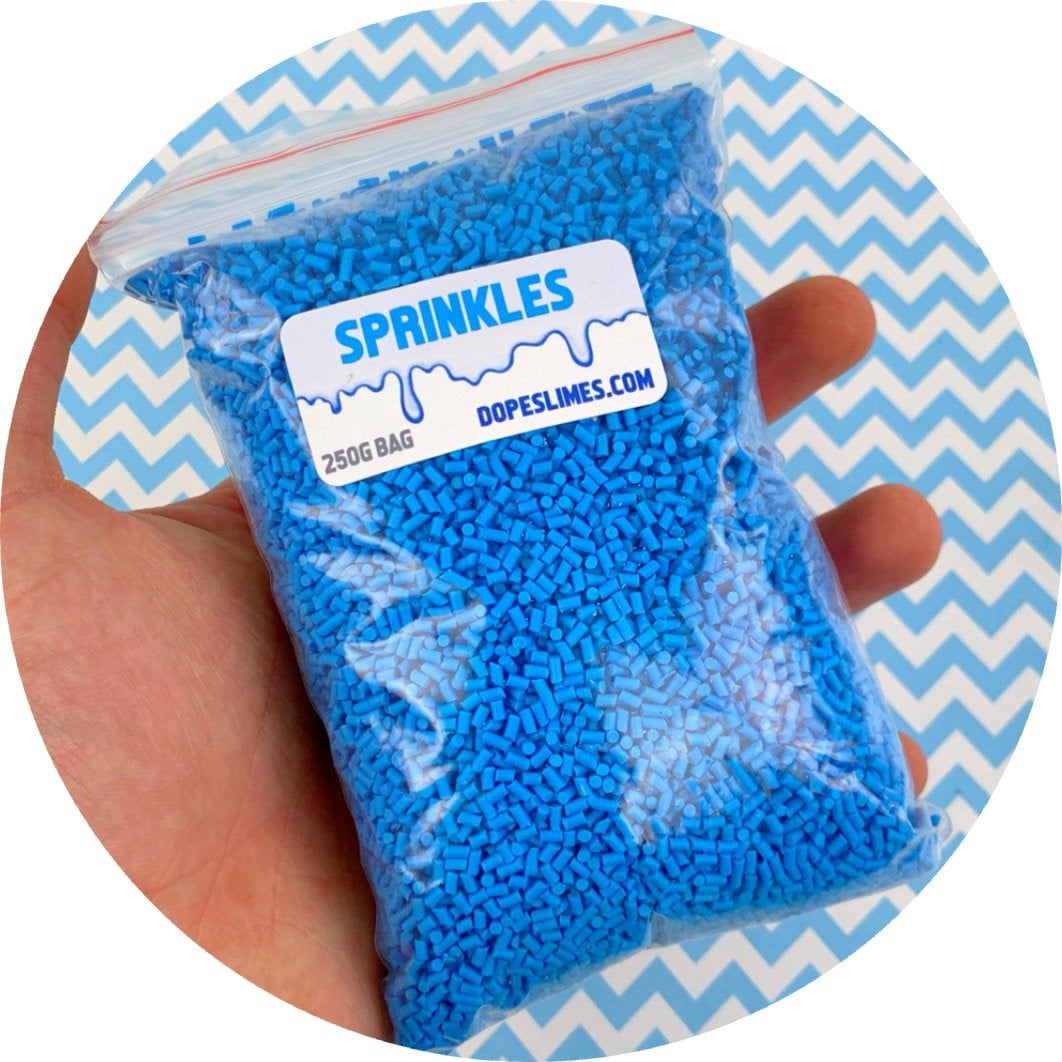Blue Sprinkles - Shop Slime Supplies - Dope Slimes