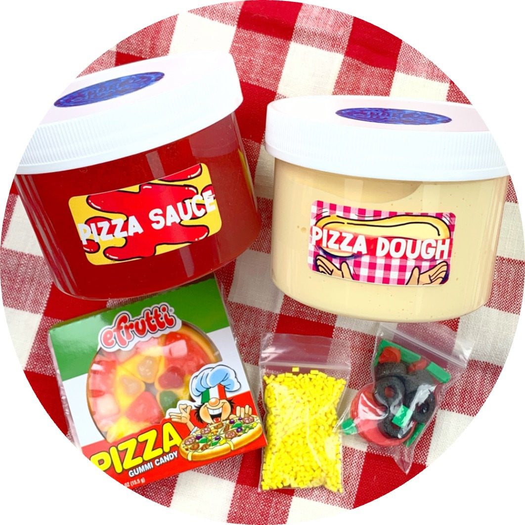 DIY Slime Pizza Kit - Shop Slime - Dope Slimes
