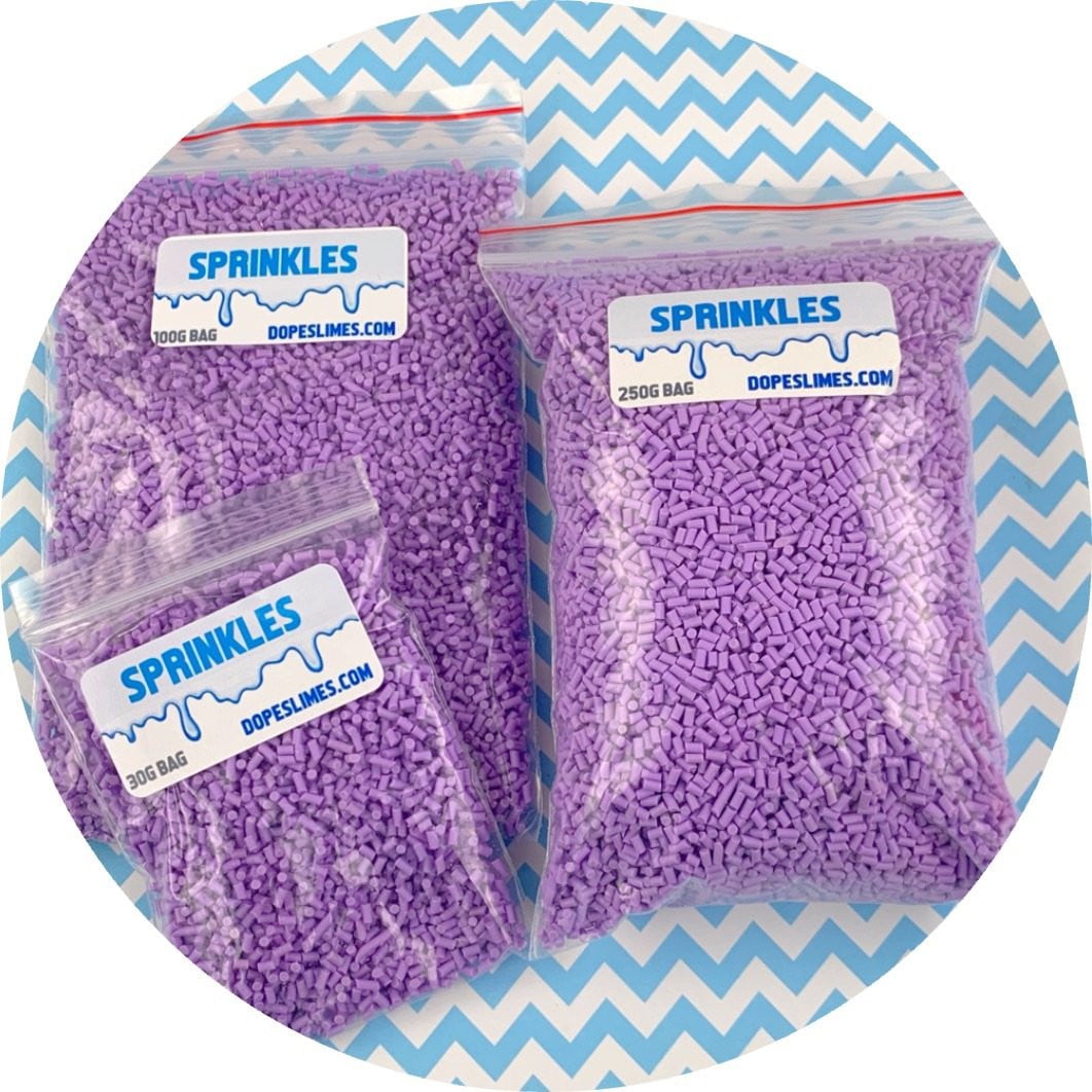 Pastel Purple Sprinkles - Shop Slime Supplies - Dope Slimes