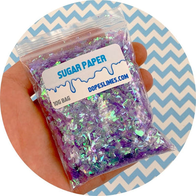 Sugar Paper Confetti Glitter - Shop Slime Supplies - Dope Slimes