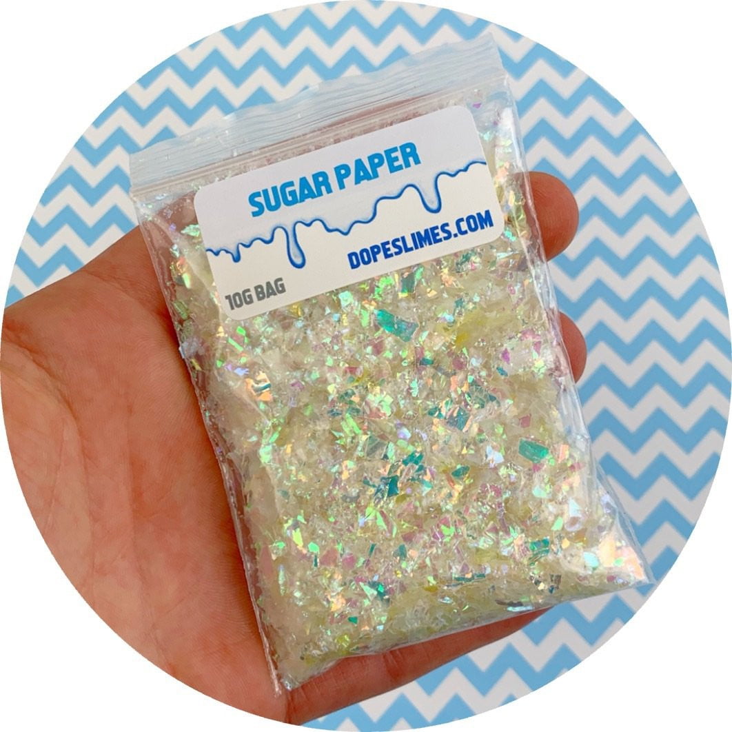 Sugar Paper Confetti Glitter - Shop Slime Supplies - Dope Slimes