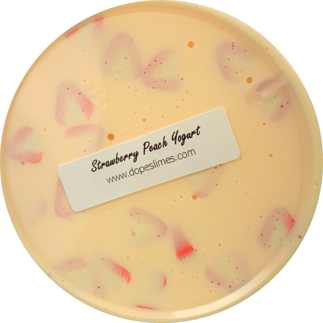 Strawberry Peach Yogurt Slime Scented - Shop Slime - Dope Slimes