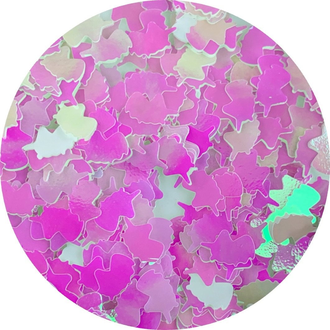 White Holographic Unicorns - Shop Slime Supplies - Dope Slimes