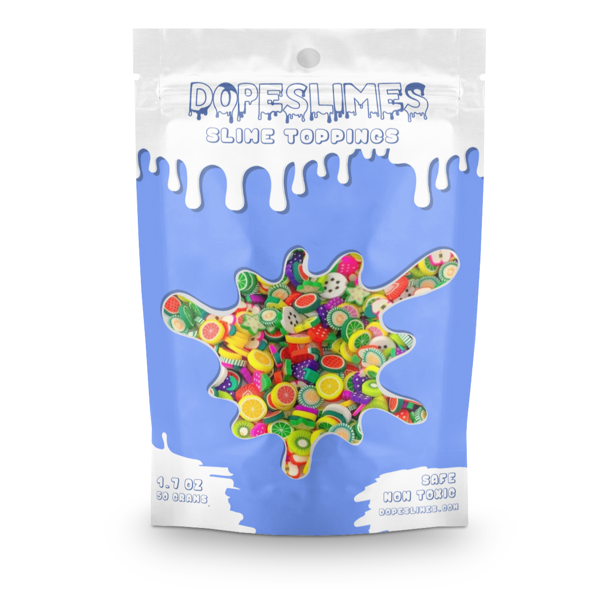 Jumbo Mixed Fruit Fimo Slices - Shop Slime Toppings - Dope Slimes
