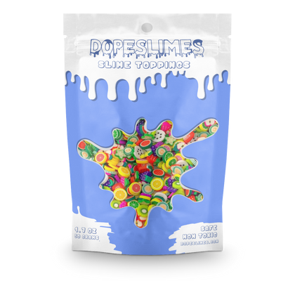 Jumbo Mixed Fruit Fimo Slices - Shop Slime Toppings - Dope Slimes
