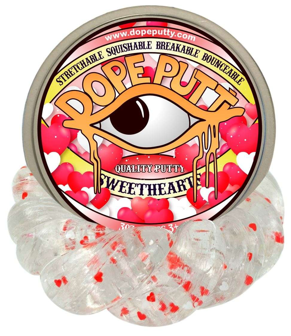 sweethearts putty hand clear dope putty